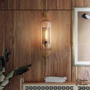 Applique murale verre et metal