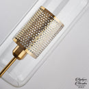 Applique murale verre et metal